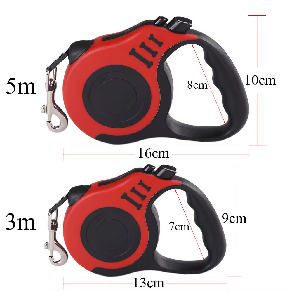 Dog Leash for Small Dogs Cat Automatic Retractable Durable Nylon Lead Puppy Outdoor Travel Walking Hiking Traction Rope