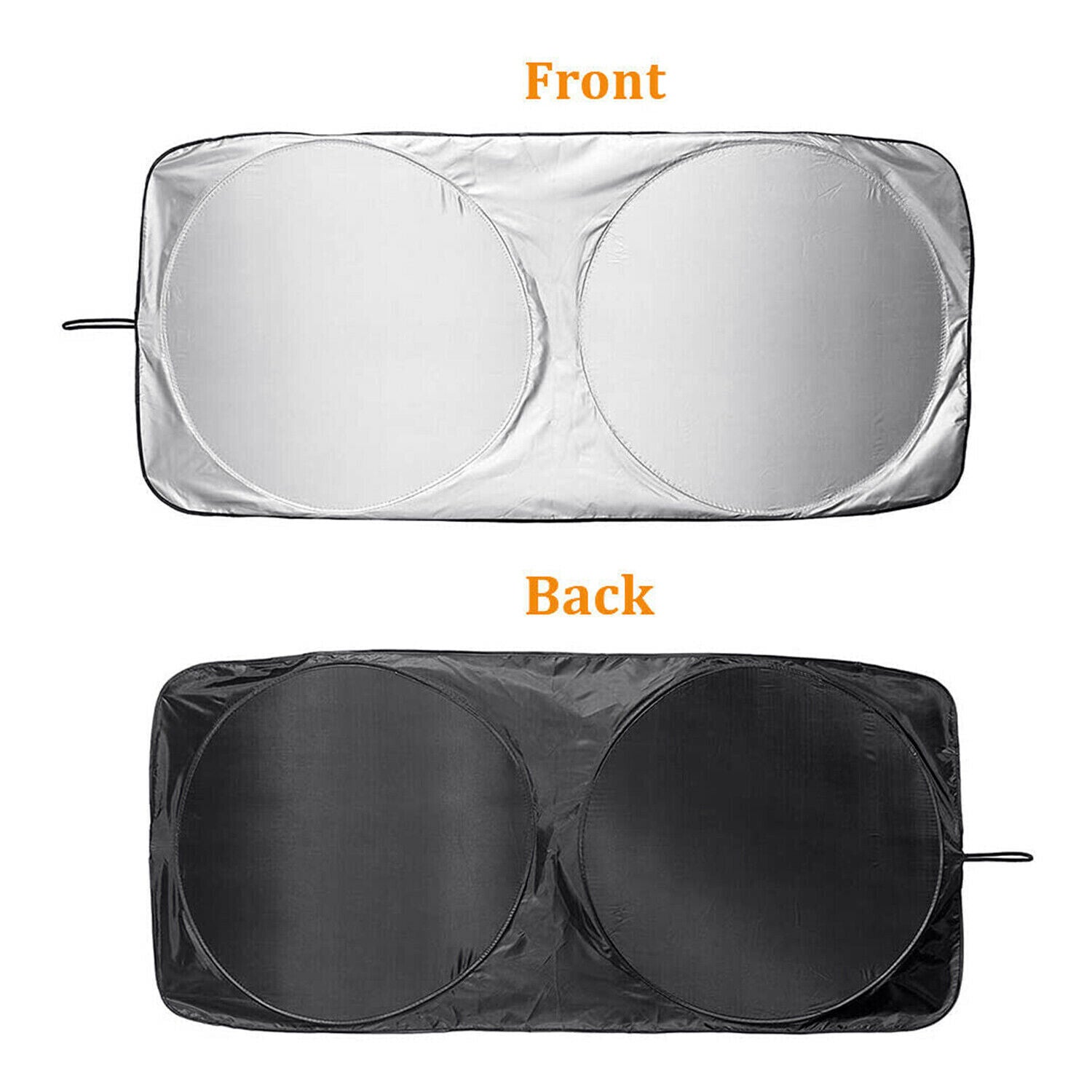 Foldable Car Front Rear Window Windshield Sun Shade Shield Cover Visor UV Block