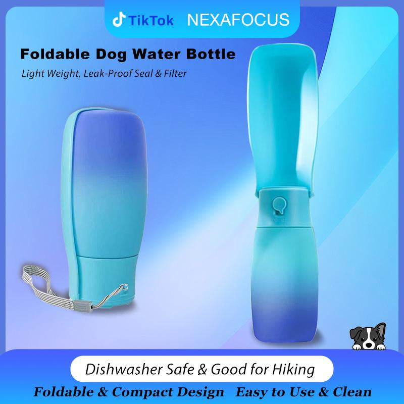 Portable Dog Water Bottle, Leakproof, Lightweight, Compact Design for Hiking, Walks & Travel, Pet Outdoor Travel Accessories