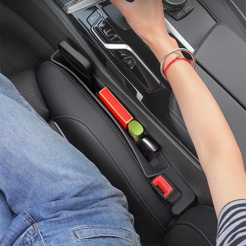 Car Seat Console Gap Filler Side Organizer Pocket Multifunctional Storage Bag Accessories