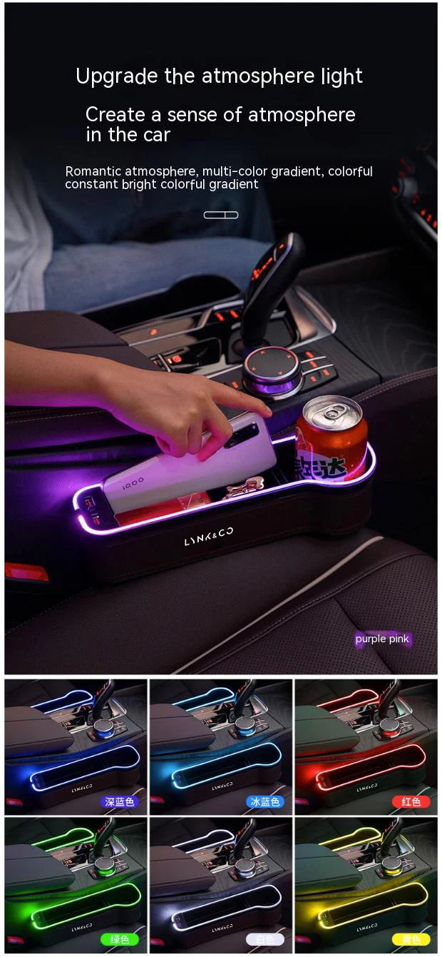 Car LED 7 Color Seat Gap Crevice Slot Storage Box Auto Interior Accessories
PHEV 05 09 PHEV 09 MHEV 01 06 02 03+