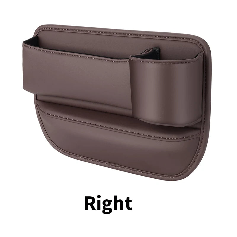 Leather Car Seat Gap Bag Multifunction Car Seat Organizer Auto Console Side Seat Car Interior