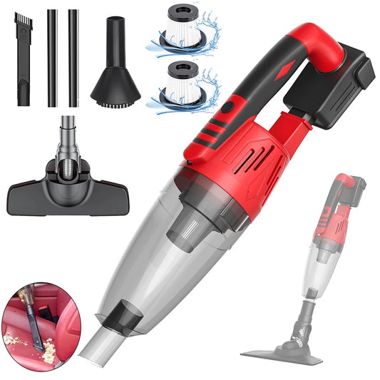 Cordless Vacuum Cleaner for Milwaukee 20V Battery Handheld Vacuum Cleaner Portable for Hard Floor Carpet Car Pet Hair No battery