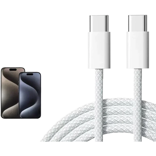 Original Fast Charger 6A USB C to Type C Cable For Apple iPhone 15/16 Pro MAX Quick Charging For Samsung S24 Xiaomi Cable