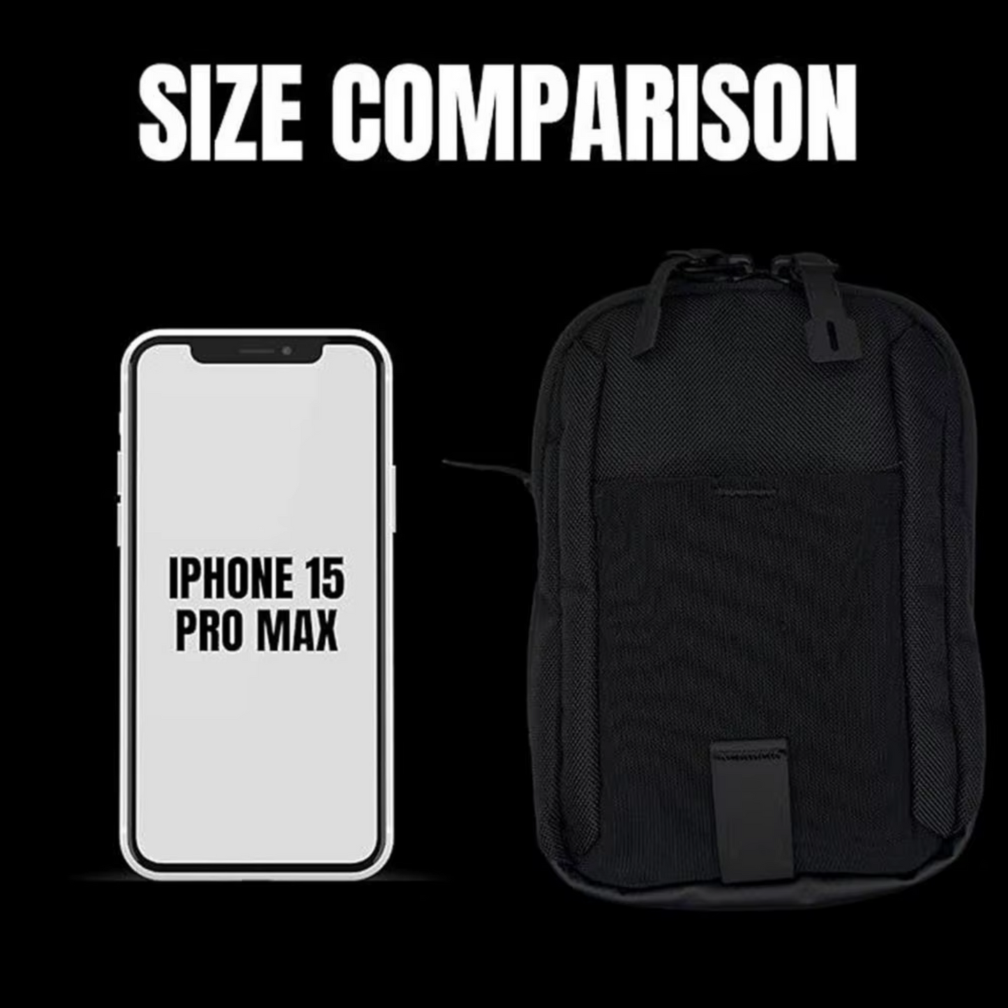 Water Bottle Holder Large Capacity Gym Bag with Pocket Strong Magnets Gym Storage Bag